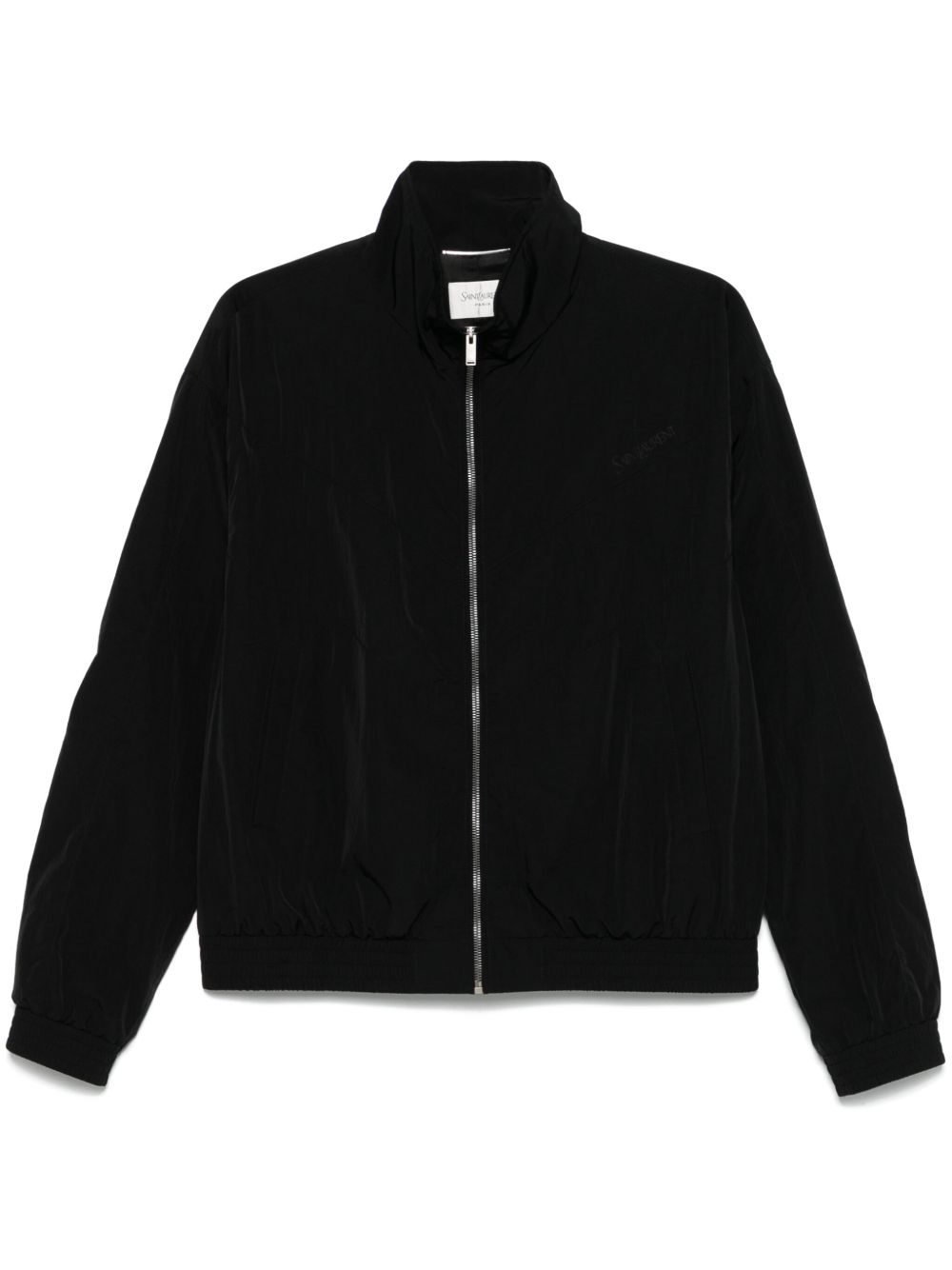 Saint Laurent wrinkled 이펙트 나일론 블루종